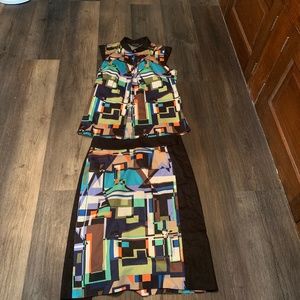 Etcetera 2 piece dress. Gorgeous.‎ 300 retsil